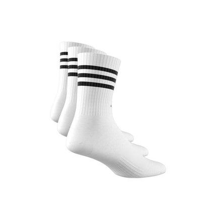 3-Streifen Cushioned Crew Socken, 3 Paar