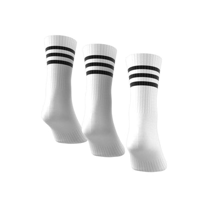 3-Streifen Cushioned Crew Socken, 3 Paar