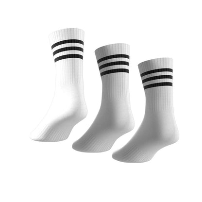 3-Streifen Cushioned Crew Socken, 3 Paar