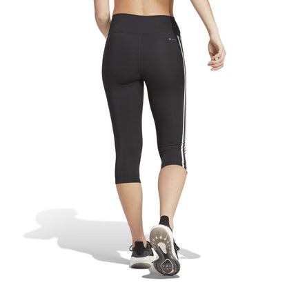 Train Essentials 3-Streifen High-Waisted 3/4-Leggings
