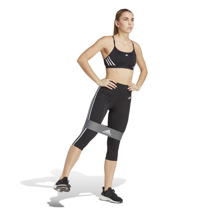 Train Essentials 3-Streifen High-Waisted 3/4-Leggings