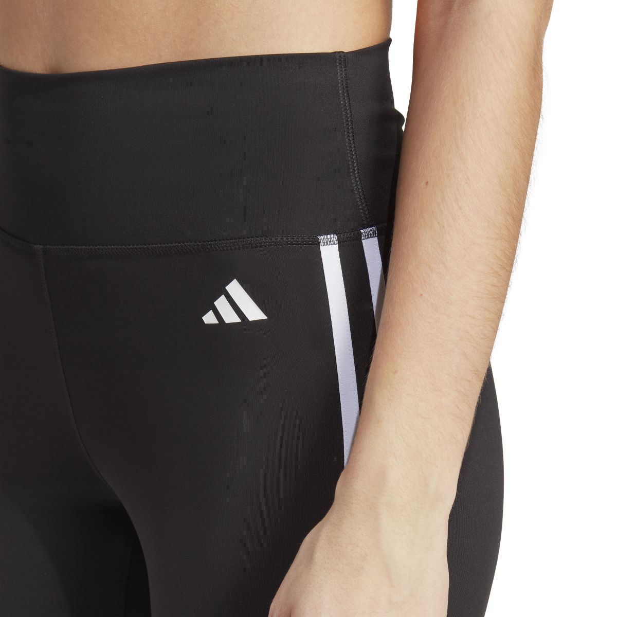Train Essentials 3-Streifen High-Waisted 3/4-Leggings