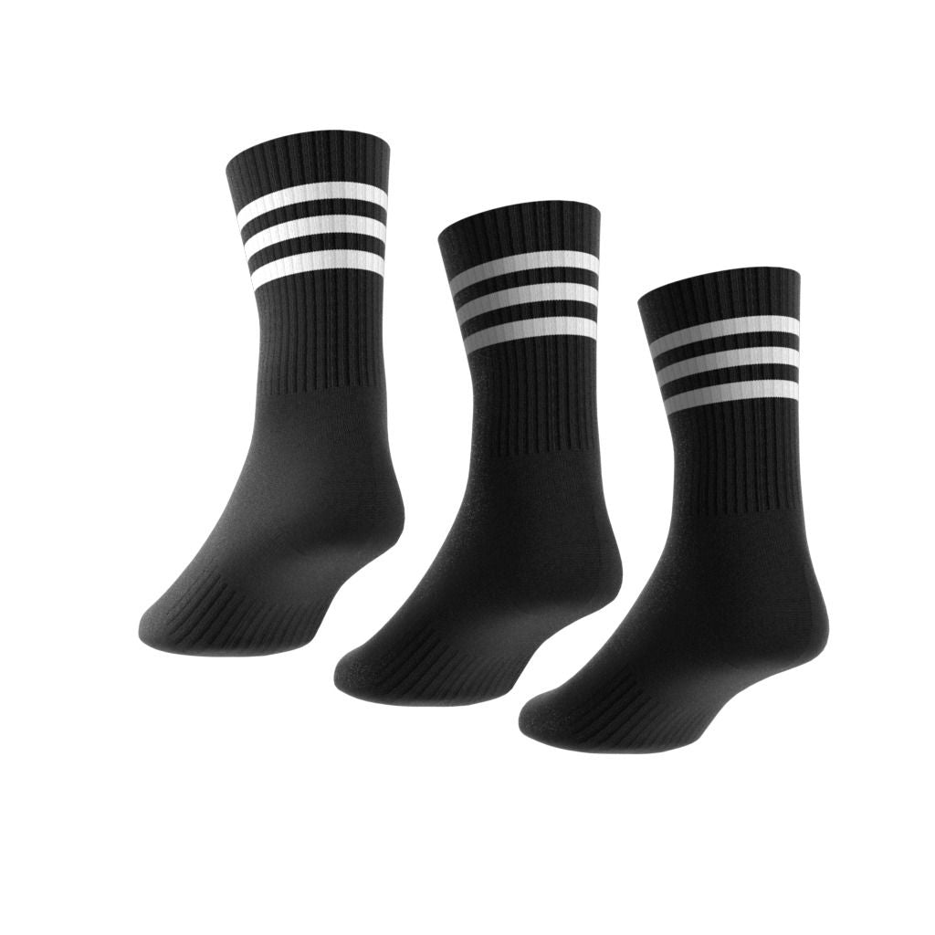3-STREIFEN CUSHIONED CREW SOCKEN, 3 PAAR