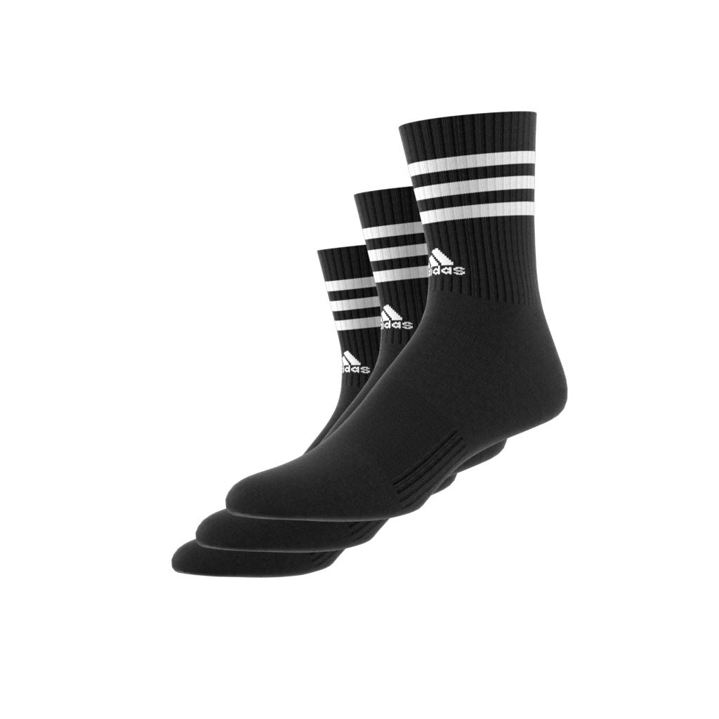 3-STREIFEN CUSHIONED CREW SOCKEN, 3 PAAR