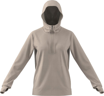ADIDAS WOMEN TRAINING FULL-ZIP HOODED TRACK TOP