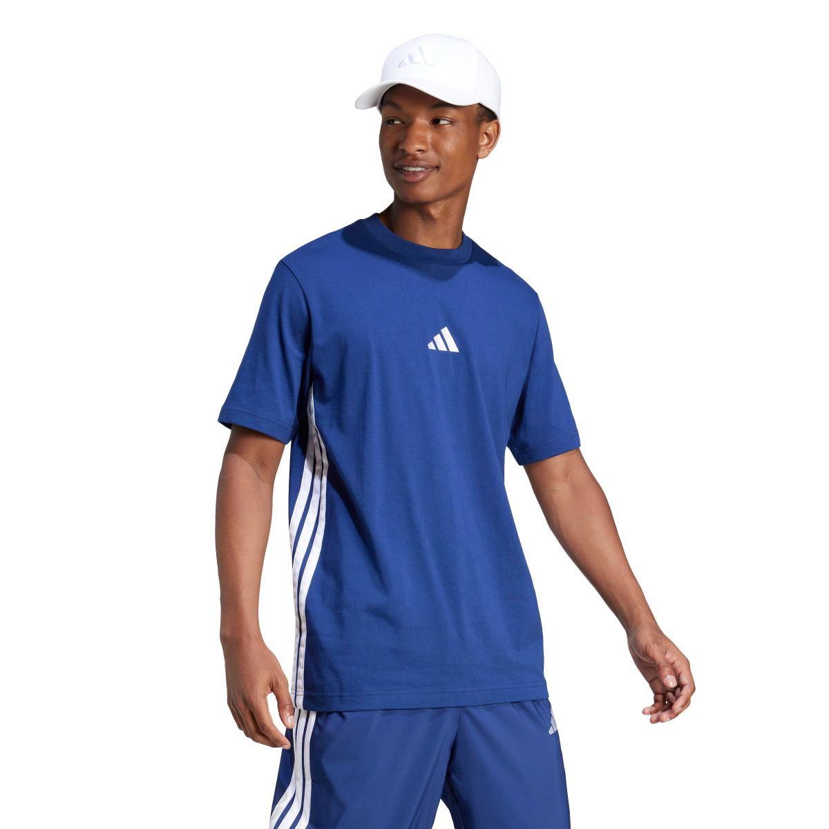 Essentials 3-Streifen Single Jersey T-Shirt