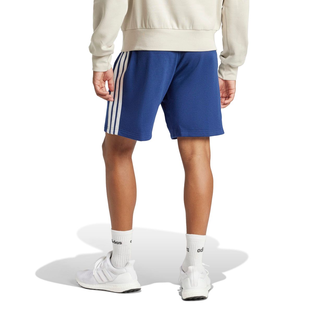 Essentials 3-Streifen French Terry Shorts