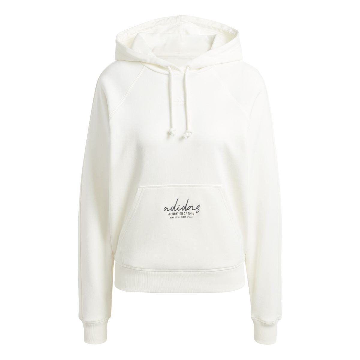 SIGNATURE GRAPHIC EMBROIDERY FRENCH TERRY LOOSE HOODIE