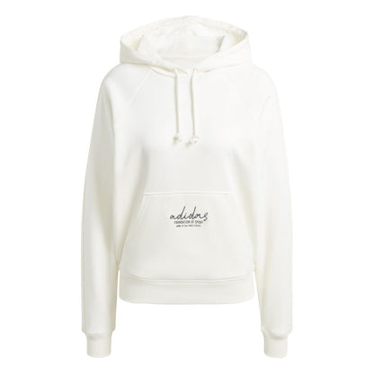 SIGNATURE GRAPHIC EMBROIDERY FRENCH TERRY LOOSE HOODIE