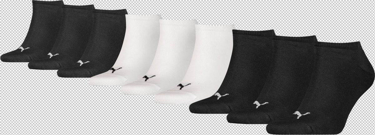 PUMA Plain Sneaker - Trainer Socken 3er-Pack