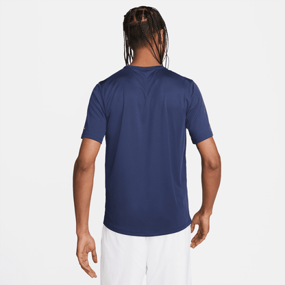 Nike M Nk Df Uv Miler Rundvn Ss Gfx - midnight navy/reflective silv