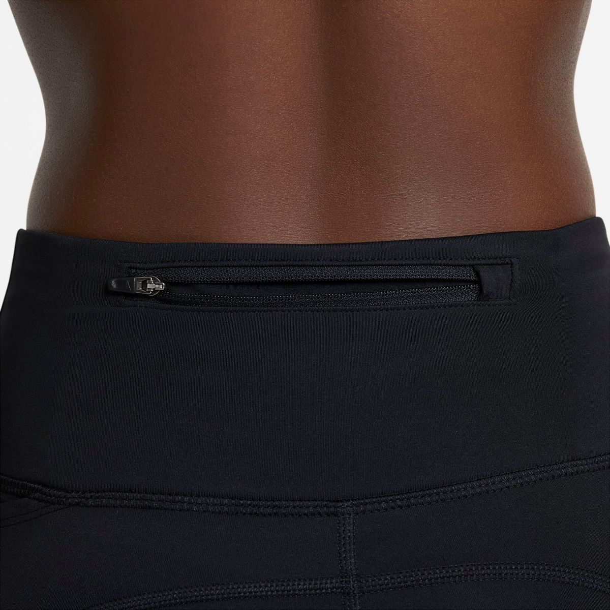 W NK DF FAST CROP - 010/BLACK/REFLECTIVE SILV