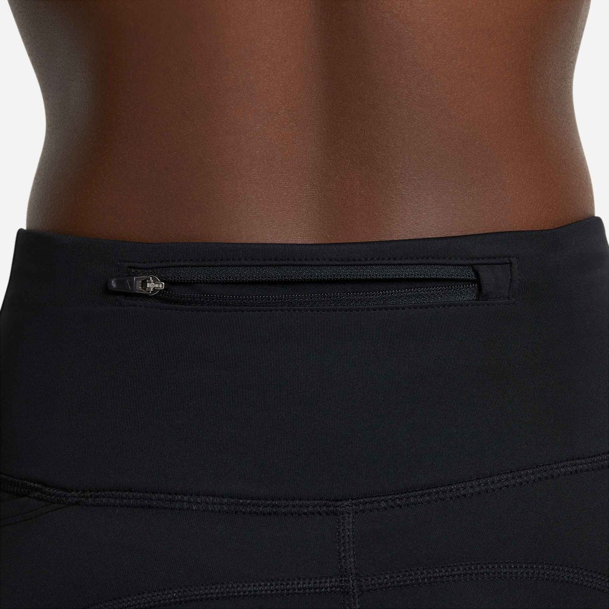 W NK DF FAST CROP - 010/BLACK/REFLECTIVE SILV