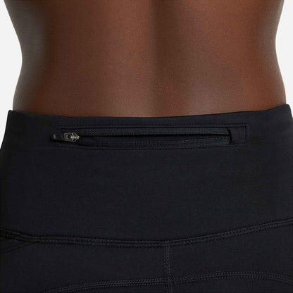 W NK DF FAST CROP - 010/BLACK/REFLECTIVE SILV