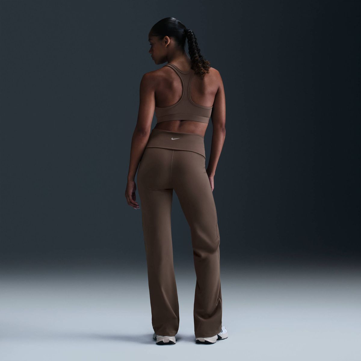 Nike W Nk Swsh Lgt Spt Bra - ironstone/white