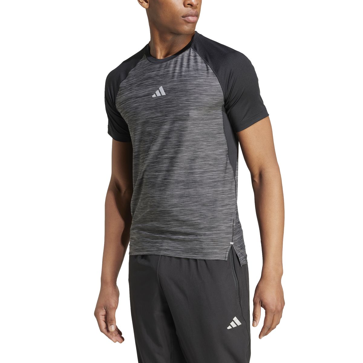 adidas GYM+  TRAINING  3-STRIPES T-SHIRT
