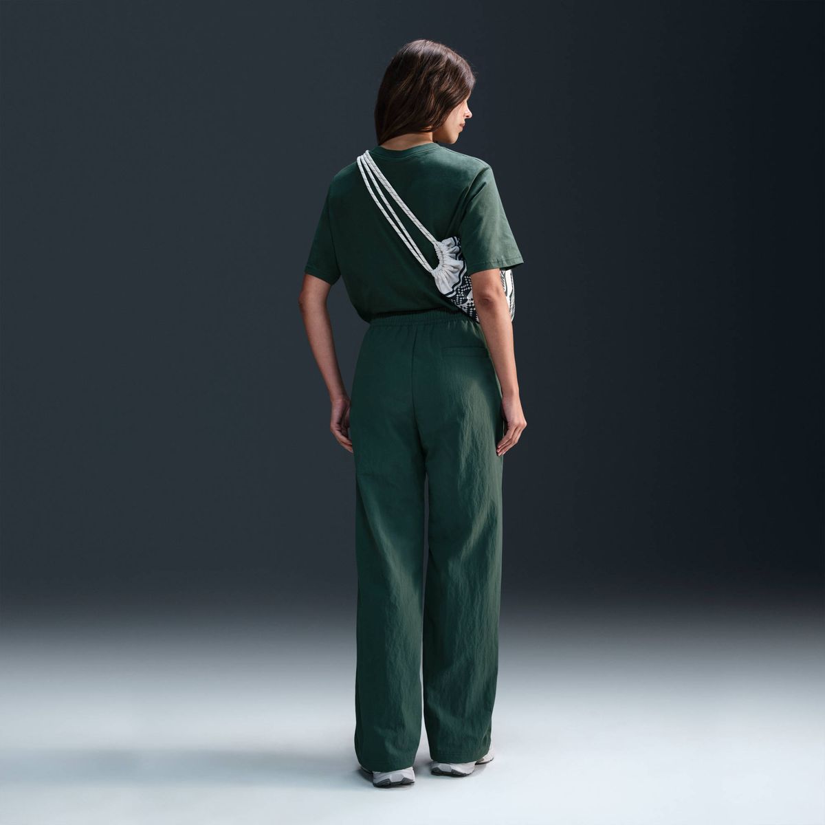 Nike W Nsw Tee Essntl Lbr - vintage green/white