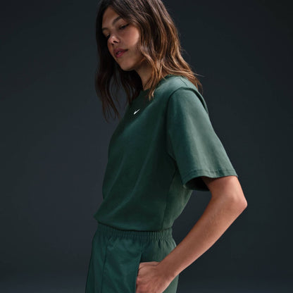 Nike W Nsw Tee Essntl Lbr - vintage green/white
