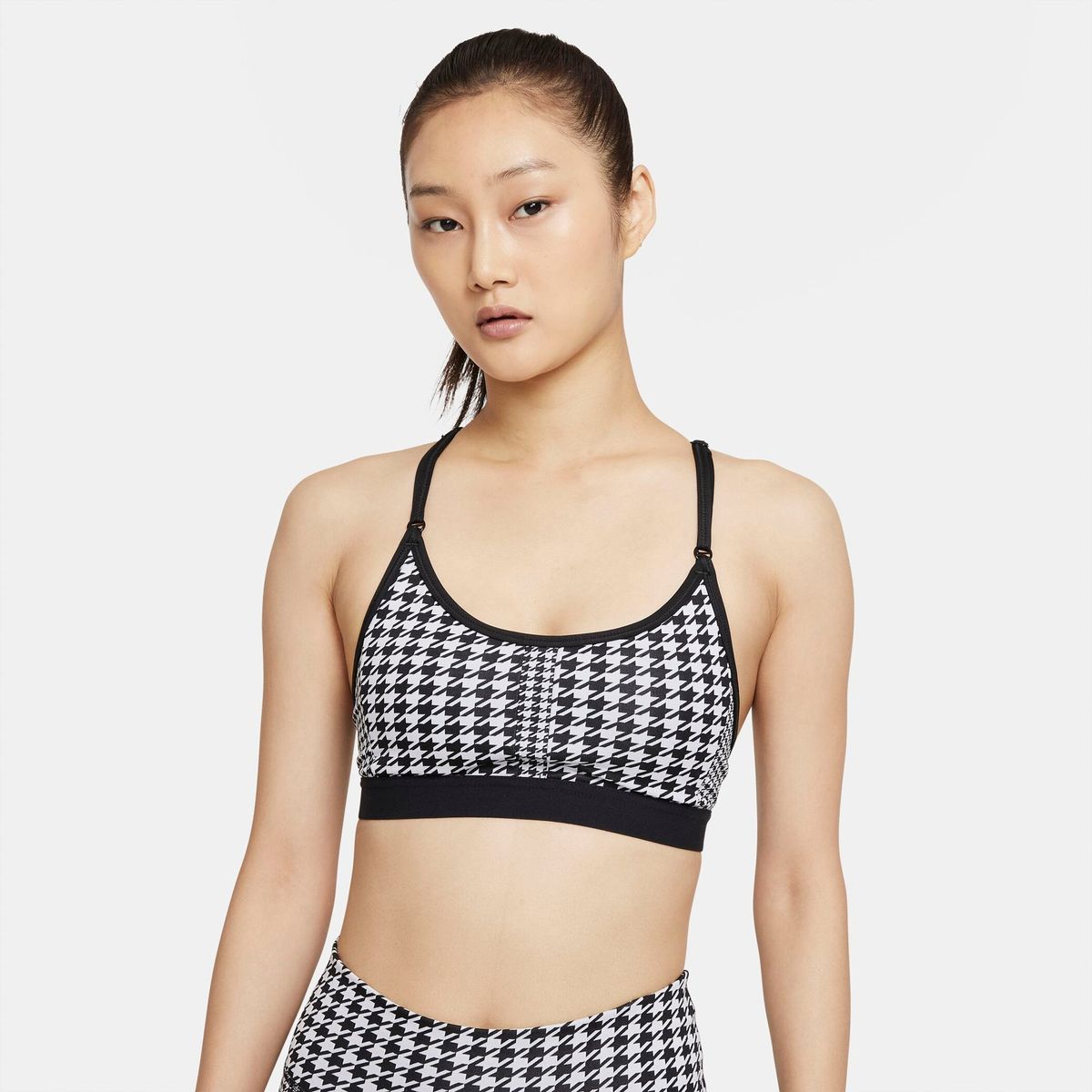 NIKE Damen Sport-BH Dri-FIT Indy Icon Clash