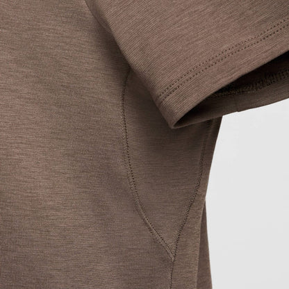 Nike W Nk One Relaxed Df Ss Top - ironstone/black