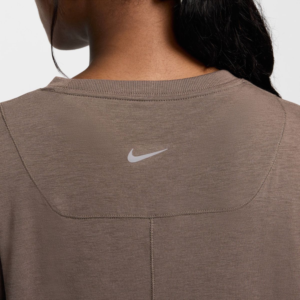 Nike W Nk One Relaxed Df Ss Top - ironstone/black