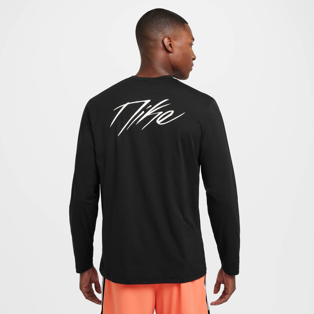 Nike M Nk Df Uv Icon Ls Top Strtfv - black/white