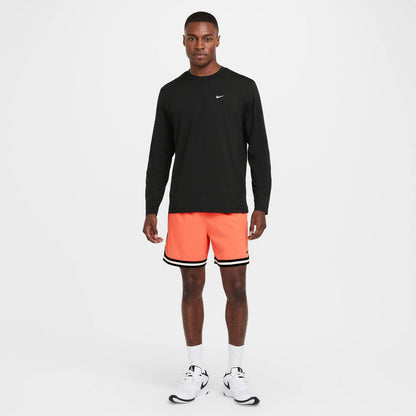 Nike M Nk Df Uv Icon Ls Top Strtfv - black/white