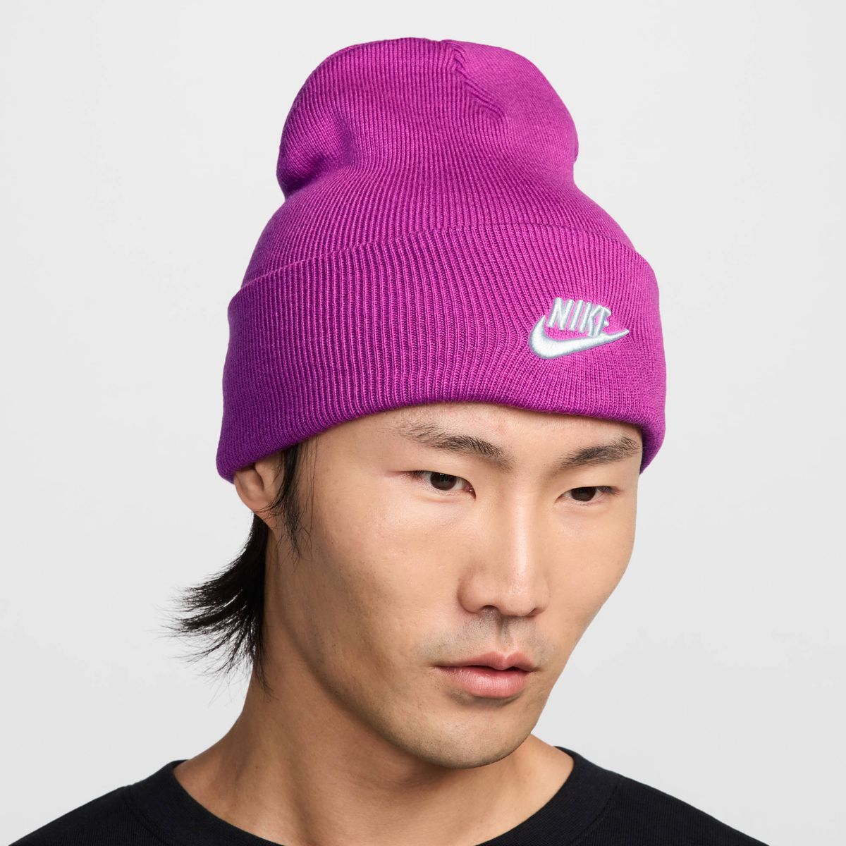 Nike U Nk Peak Beanie Tc Fut F24 L - hot fuchsia/white
