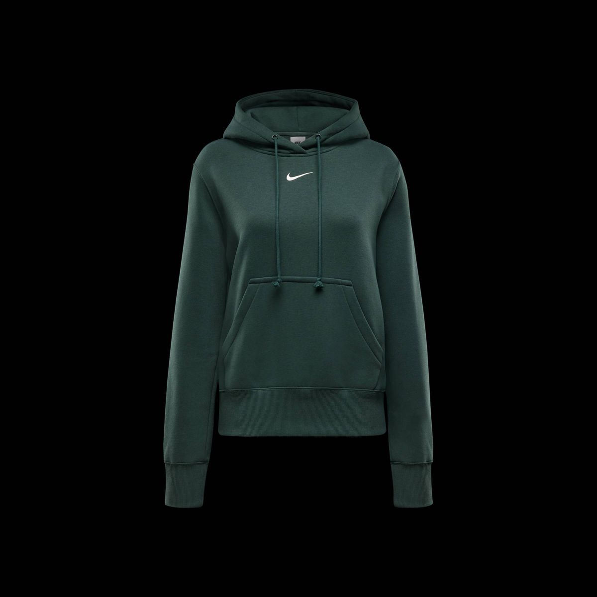 Nike W Nsw Phnx Flc Std Po Hoodie - vintage green/sail