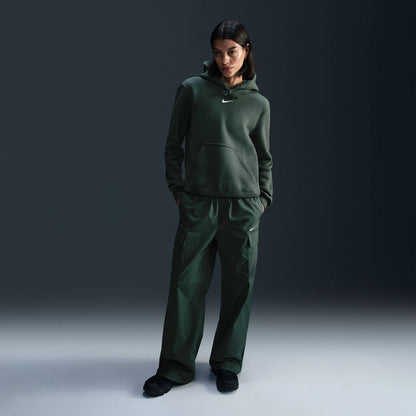 Nike W Nsw Phnx Flc Std Po Hoodie - vintage green/sail