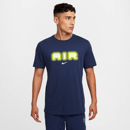 Nike M Nsw Sw Air Graphic Tee - midnight navy/volt
