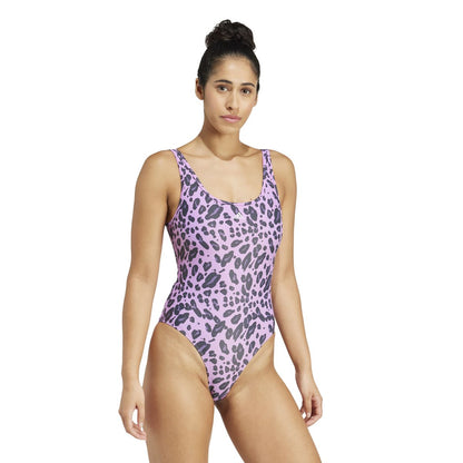 Essentials Animal Print U-back Swimsuit