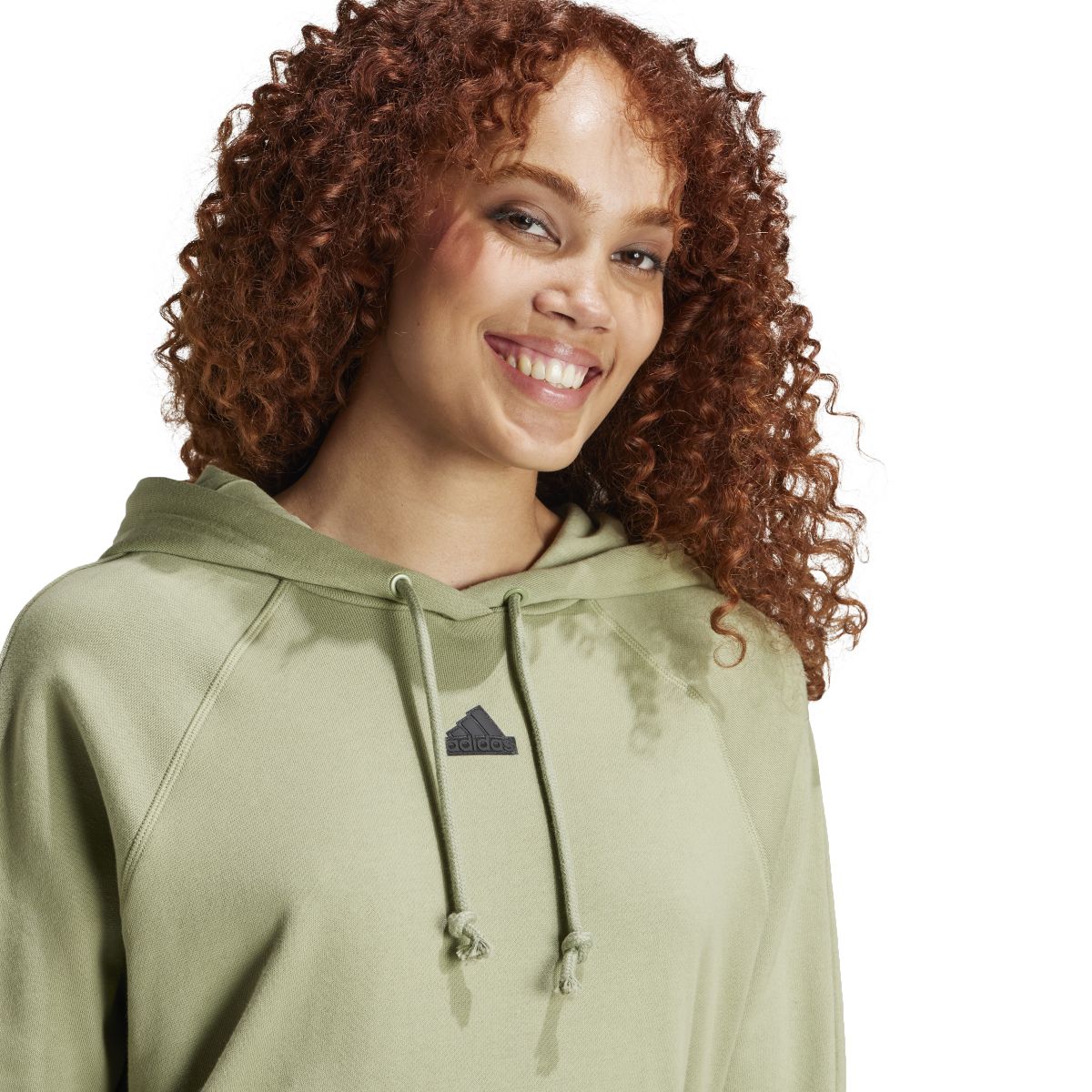 SIGNATURE GRAPHIC EMBROIDERY FRENCH TERRY LOOSE HOODIE