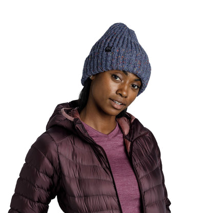 KNITTED & FLEECE BEANIE KIM WATER                           