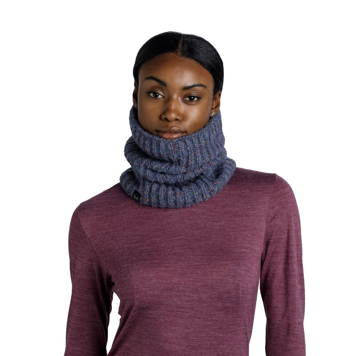 KNITTED & FLEECE NECKWARMER KIM WATER                       
