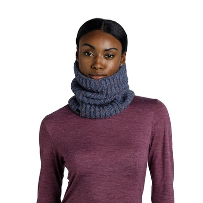 KNITTED & FLEECE NECKWARMER KIM WATER                       