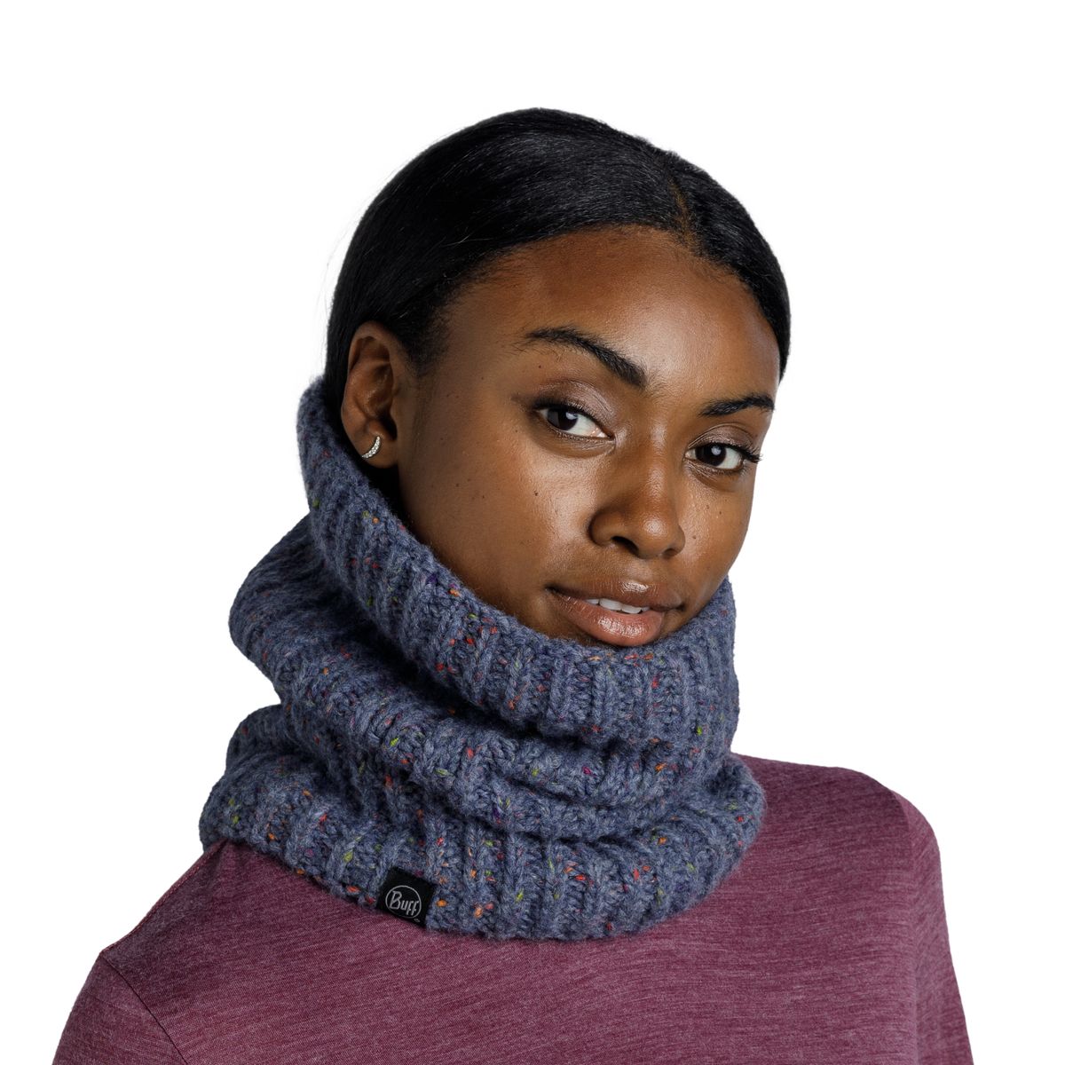 KNITTED & FLEECE NECKWARMER KIM WATER                       