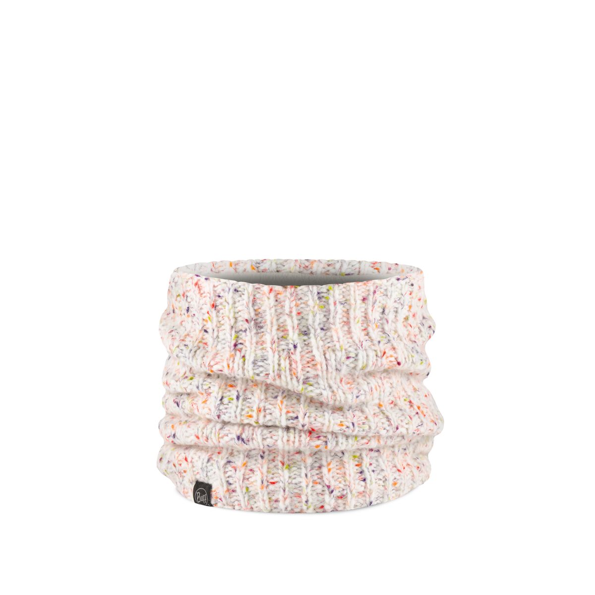 KNITTED & FLEECE NECKWARMER KIM WHITE                       