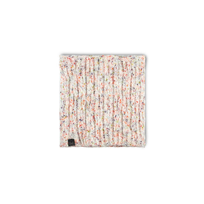 KNITTED & FLEECE NECKWARMER KIM WHITE                       