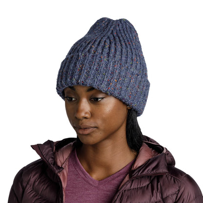 KNITTED & FLEECE BEANIE KIM WATER                           