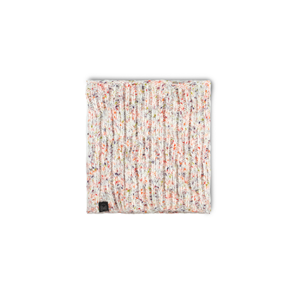 KNITTED & FLEECE NECKWARMER KIM WHITE                       