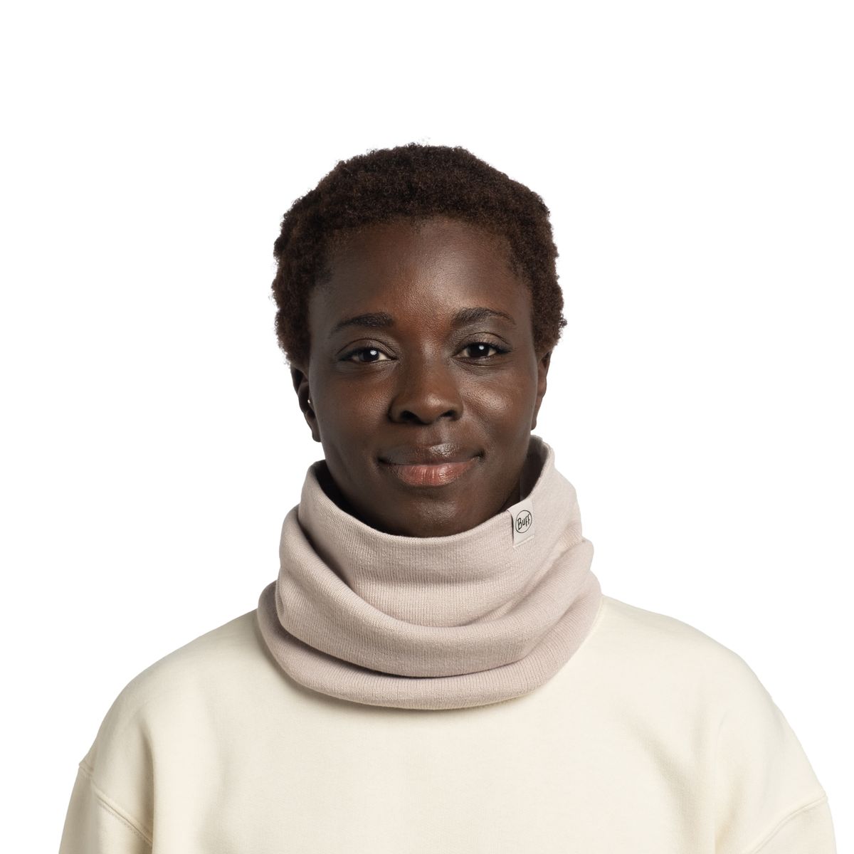 KNITTED NECKWARMER LILON BIRCH GRAY                         