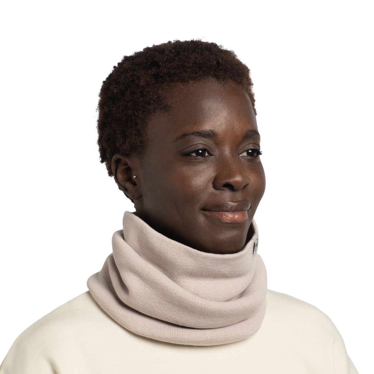 KNITTED NECKWARMER LILON BIRCH GRAY                         