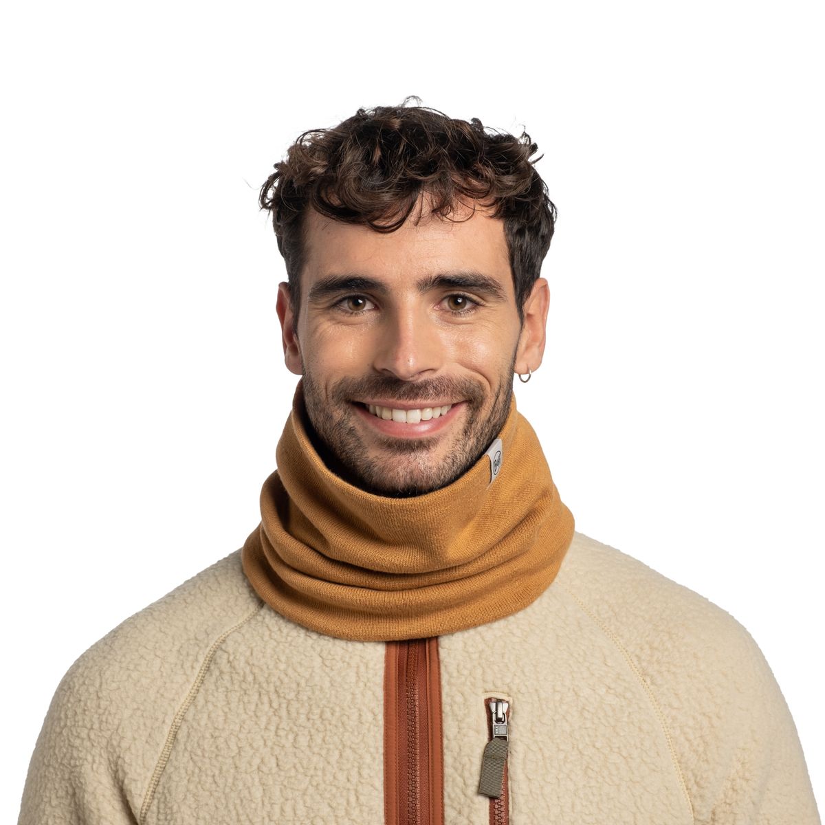 KNITTED NECKWARMER LILON PEANUT                             