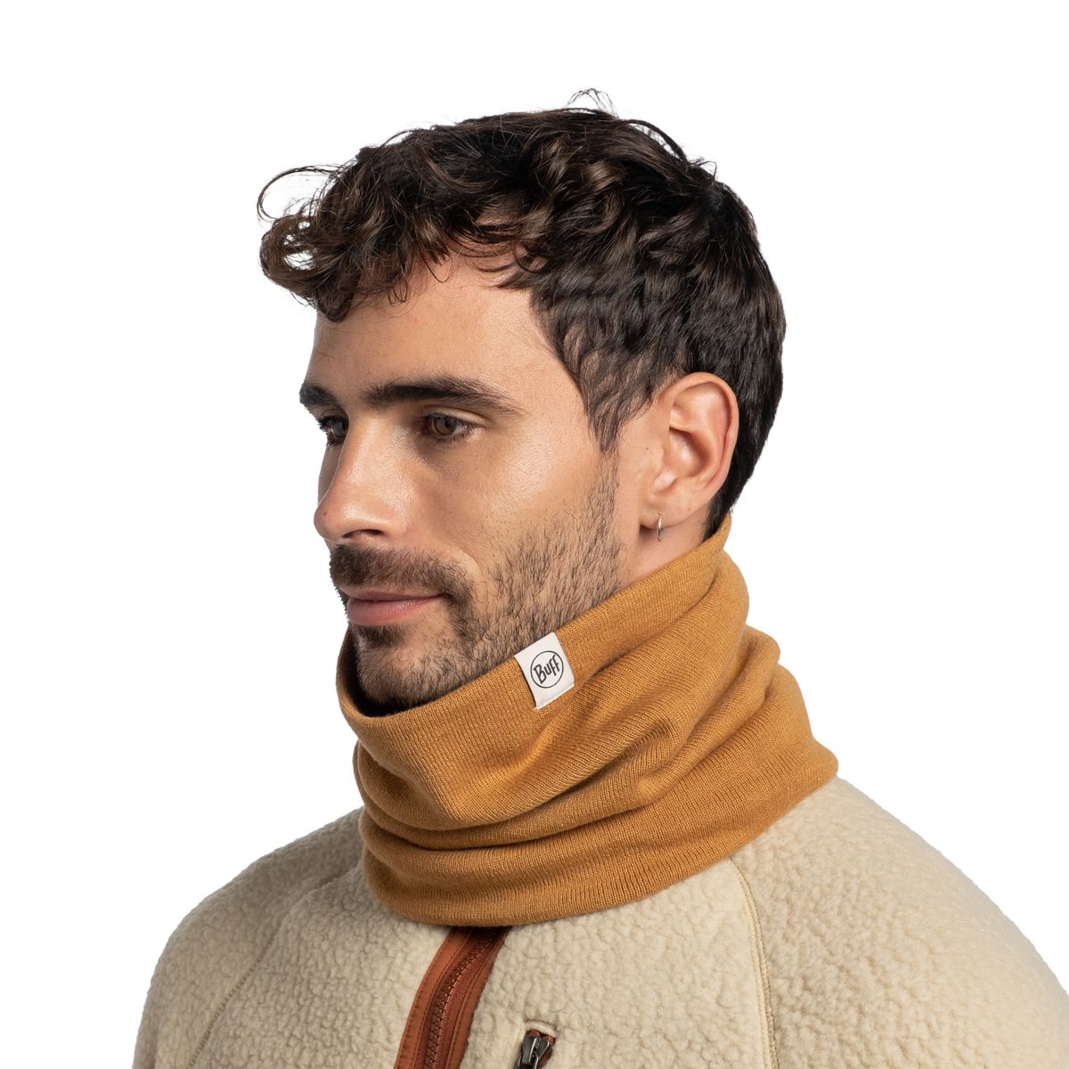 KNITTED NECKWARMER LILON PEANUT                             