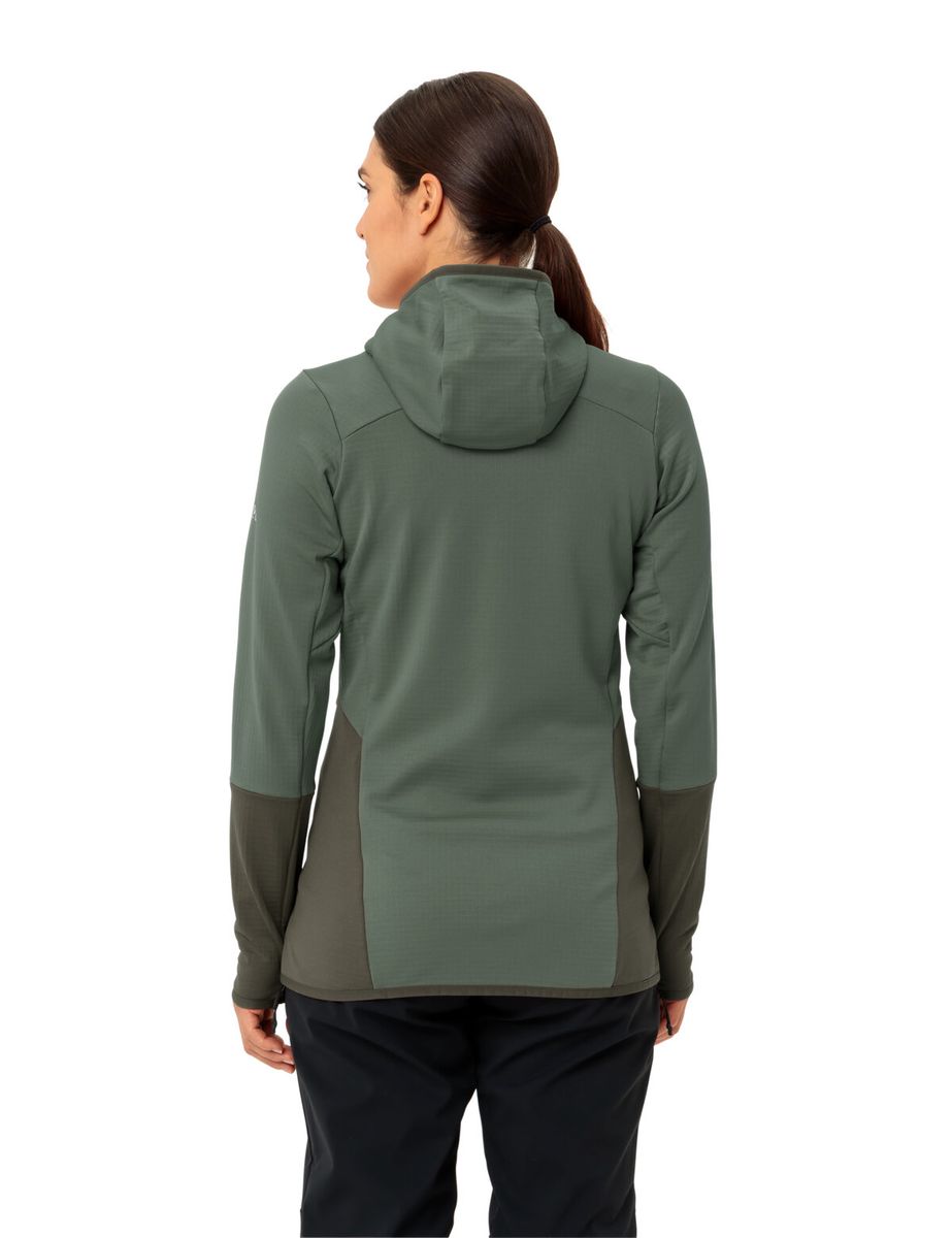 Women's Monviso Hooded Grid Fleece Jacket