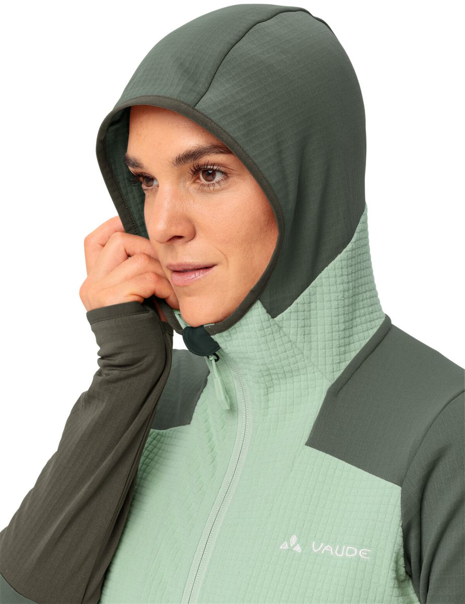 Women's Monviso Hooded Grid Fleece Jacket