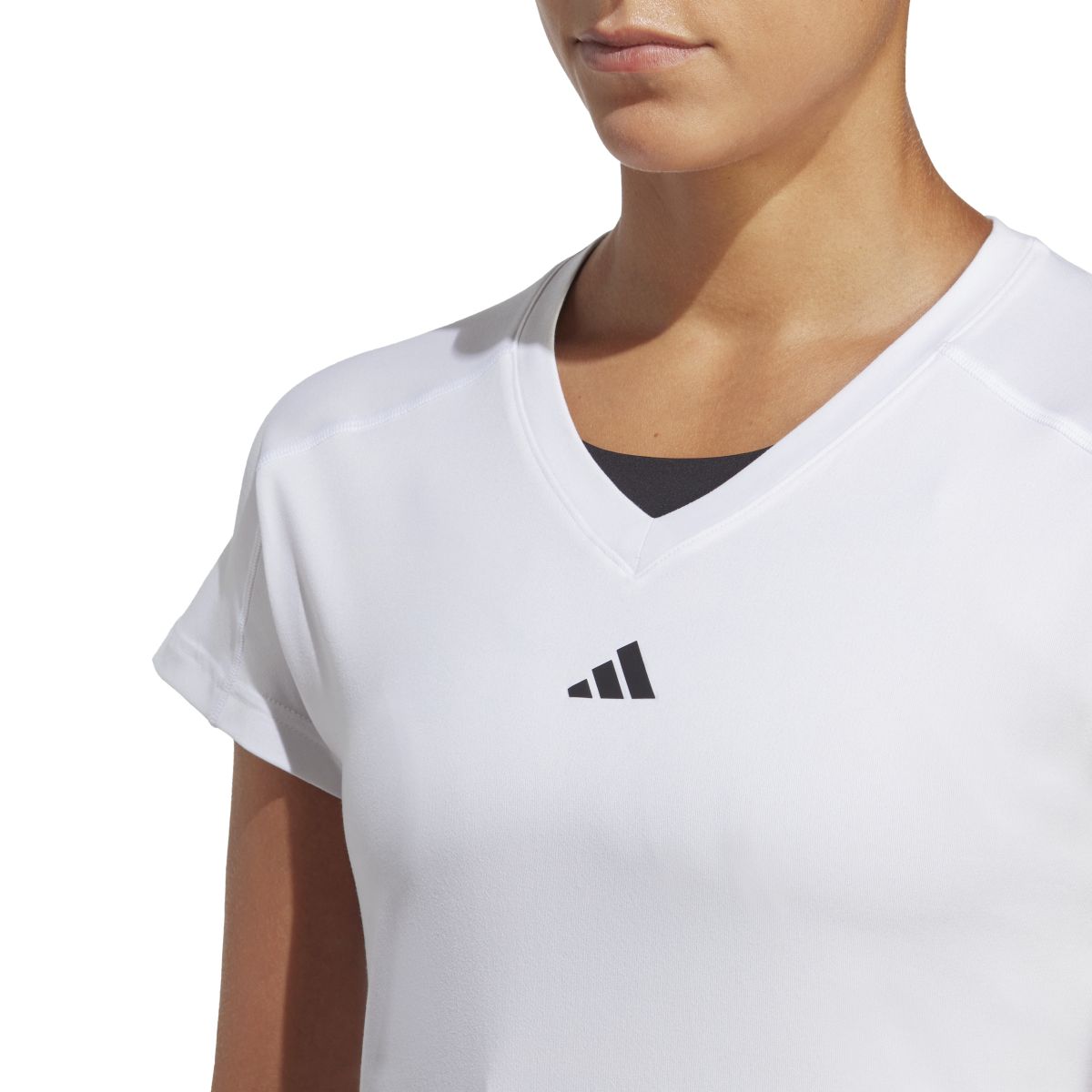 AEROREADY TRAIN ESSENTIALS MINIMAL BRANDING V-NECK TEE