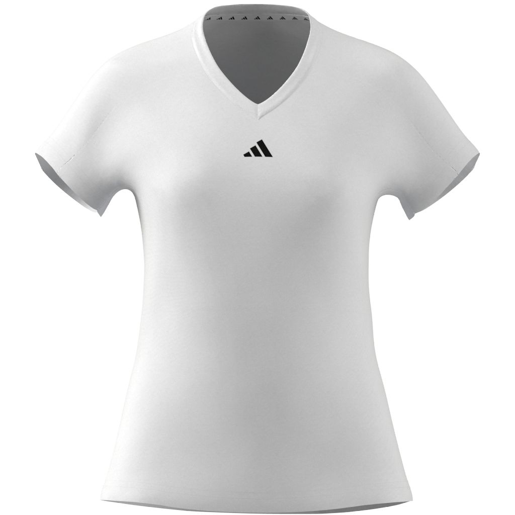 AEROREADY TRAIN ESSENTIALS MINIMAL BRANDING V-NECK TEE