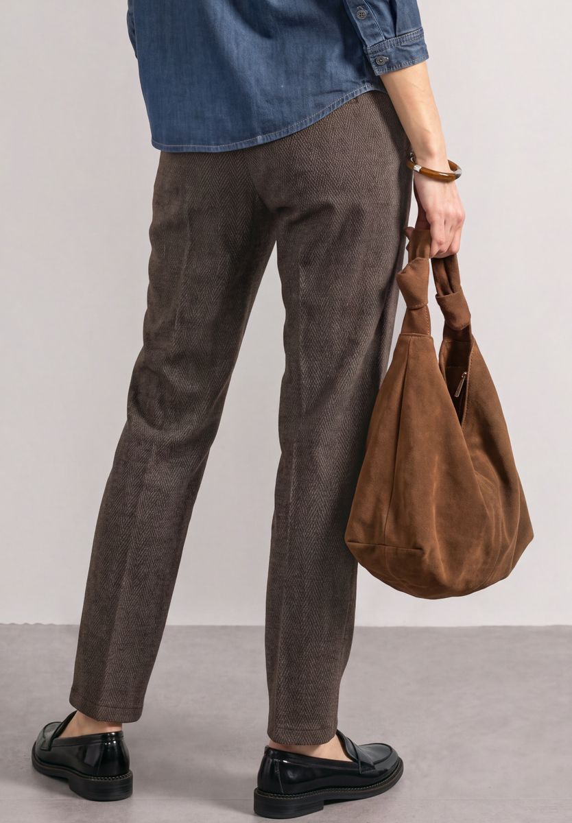 Mid Waist Chino im Casual Fit
